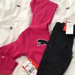 Puma sweatshirt and pants
